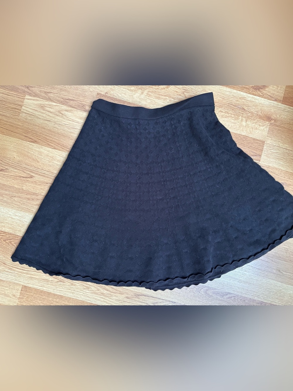 Grace Elements Black Fully lined A-line Skirt Size Medium